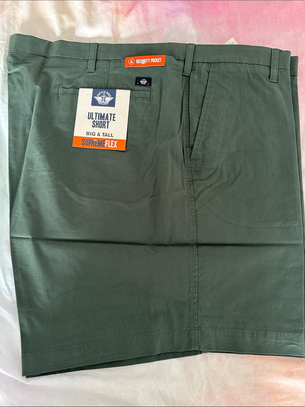 Dockers Ultimate Short in Olive Green - Big & Tall